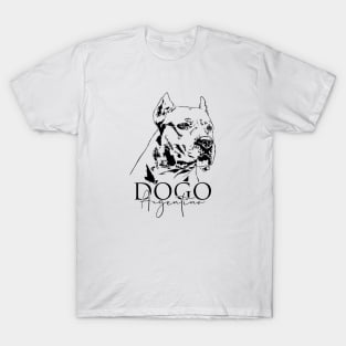 Proud Dogo Argentino dog portrait gift T-Shirt